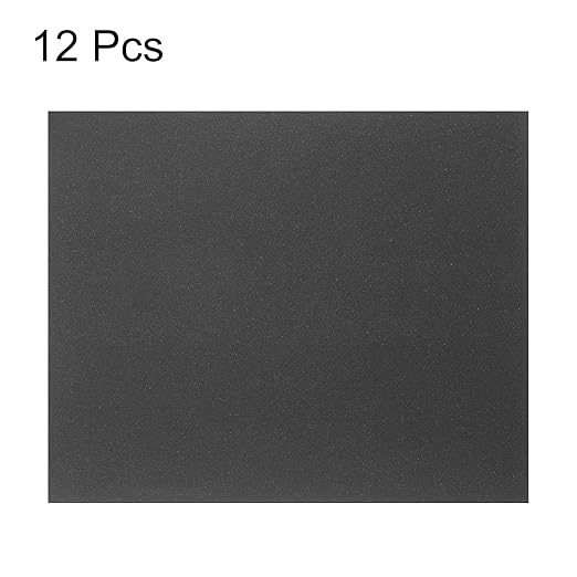 HARFINGTON 20pcs Sandpaper 400 Grit 9 x 11 Inch A-Weight Backing Silicon Carbide Abrasive Wet Dry Sanding Sheets for Wood Finishing, Metal Sanding, Automotive Polishing