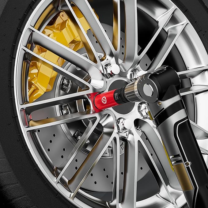 5 Pieces 1/2 inch Drive Impact Lug Nut Socket, Metric/SAE 17mm 19mm 21mm 13/16?쇺?7/8?쇺?Thin Wall Deep Socket Set with Non-Marring Wheel Protectors