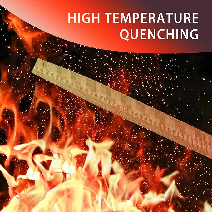 8 Inch Half-Round Hand File with High Carbon Hardened Steel, Ergonomic Grip, Plastic Non-Slip Handle, Ideal for Metal, Wood, Plastic & DIY Projects