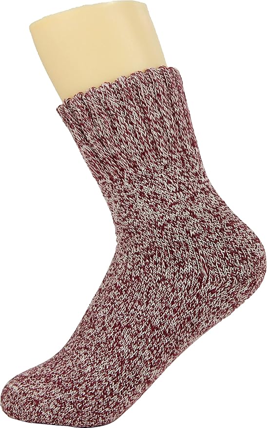 BomKinta Boot Socks for Women Winter Solid Thick Warm Socks Cozy Crew Socks Christmas Gift