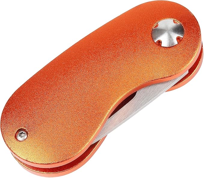 Mile High Life Golf Divot Repair Tool, All Metal Foldable Divot Tool with Pop-up Button & Magnetic Ball Marker