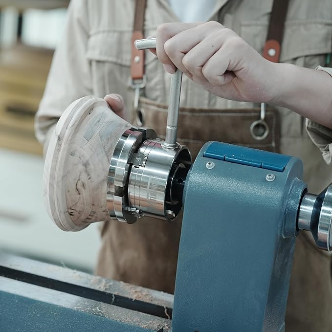 Large 90mm Dovetail Jaws for Woodturning Lathe Chucks, with smooth inside and outside for holding large workpieces, Compatible with Super NOVA 2, G3.