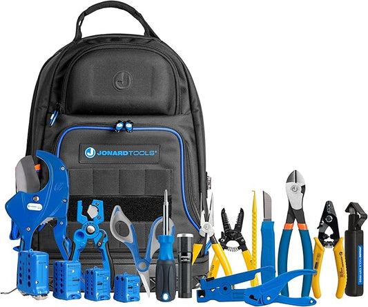 Jonard Tools TK-179B Advanced Backpack Fiber Prep Kit