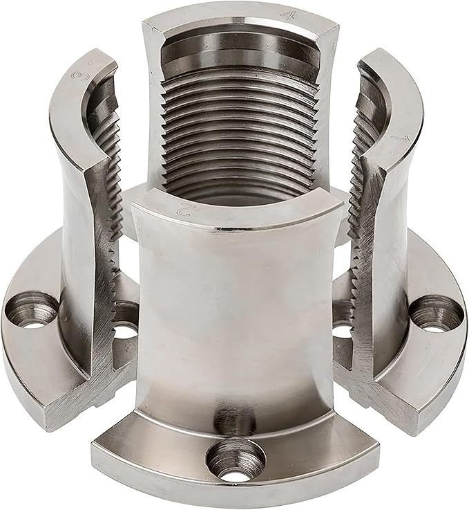 Woodlathe Chuck BMT-J6017 Long Nose Jaws for Woodturning Lathe Chucks, Suitable for Clamping Long workpieces with Serrated inner sides and long spigots, Compatible with Super NOVA 2, G3.