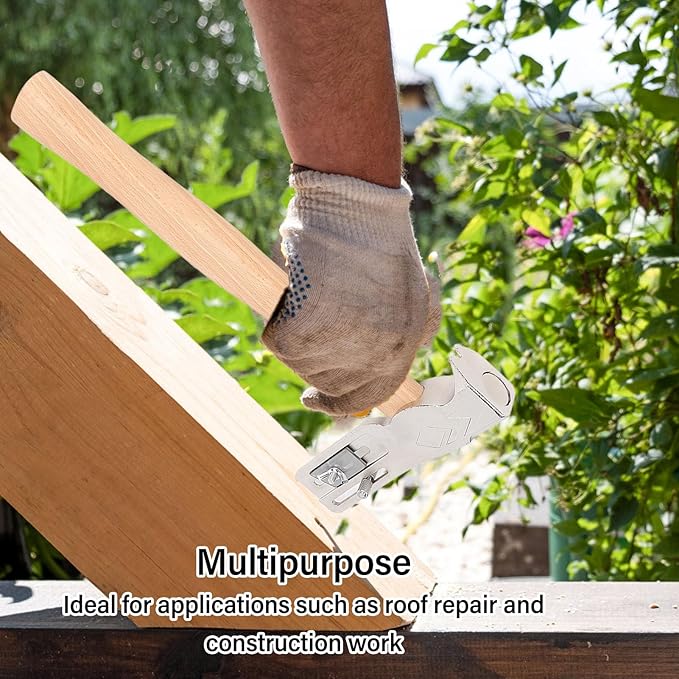 Roofing Hammer, Multi Function Roofing Hatchet Hammer for Roof Repair, Construction Hammers Portable Shingler Hammers with Nail Pulling and Striking Function