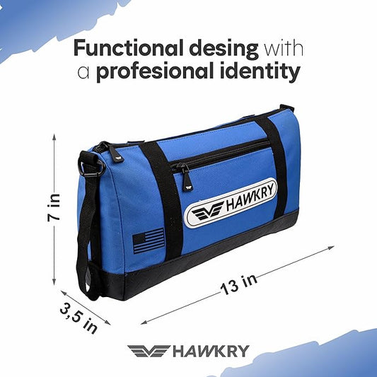 HAWKRY Oxford Waterproof Tool Bag Set of 2 ??Small Tool Bag and Tool Pouch, Fishing Bag, Travel Pouch, Compact, Durable Small Travel Bag, Multipurpose Tool Bags for Men for Work, Fishing and Travel