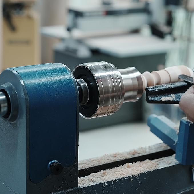 Woodlathe Chuck BMT-J6017 Long Nose Jaws for Woodturning Lathe Chucks, Suitable for Clamping Long workpieces with Serrated inner sides and long spigots, Compatible with Super NOVA 2, G3.