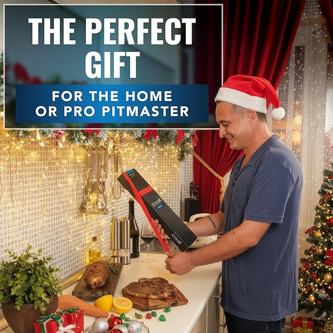 Cutluxe Honing Rod, Knife Sharpener Rod ??10" Honing Steel ??Ergonomic Handle Design, Grilling Gifts for Men ??Artisan Series