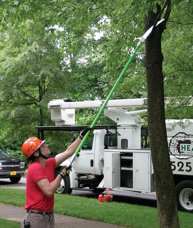 Jameson LS-Series Hollow Core Landscaping Tree Trimming Kit | 16??Barracuda Saw Blade | 18-Foot Reach | Fiberglass Poles with Leaf Spring Locking Buttons | Tree Pruning & Trimming Tool