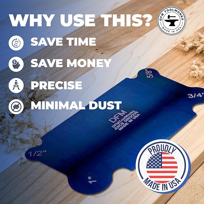 Curved Cabinet Scraper Cards - Precision Cabinet Scraper for Woodworking, Multi-Use Woodworking Tools, Wood Finishers, Quality Card Scraping Tool, Made in USA, Juice Groove - Blue