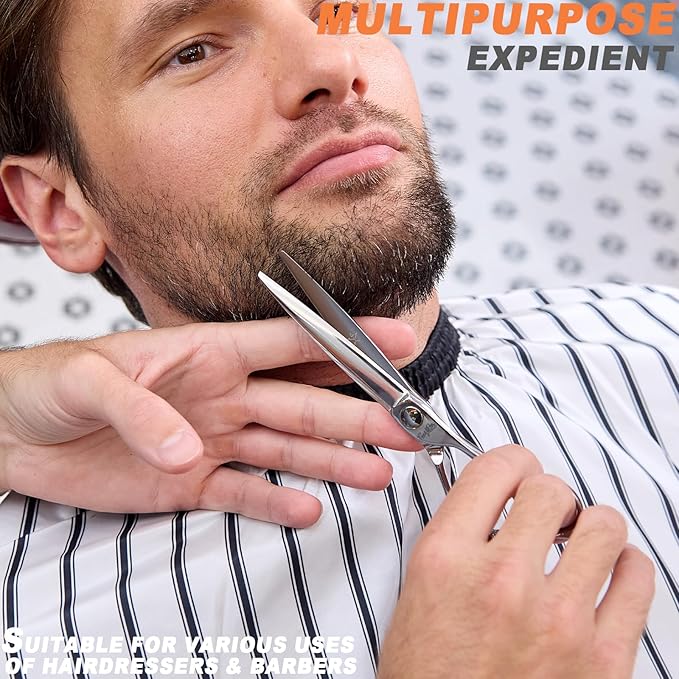 High-end Professional Extremely Very Sharp Barber Hair Cutting Scissors Hairdresser Shears For Hair 6.5 Inch Haircut Scissor Made Of Dynamic Stainless Steel For Hairdressing Salon Home Use