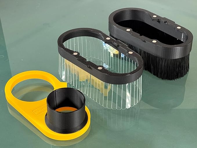 CNC Dust Shoe COMBO for CNC miling Machine - 2-1/2-inch Vacuum Port.