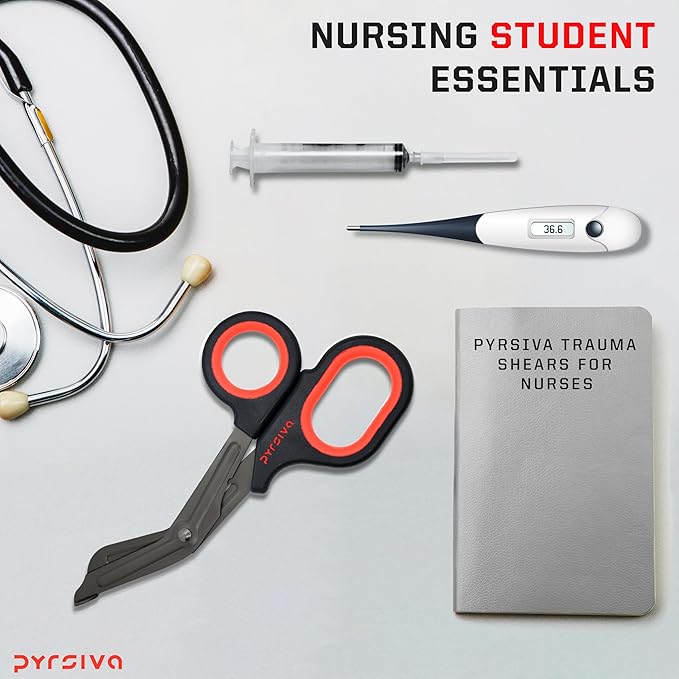 Trauma Shears ??7.5" Fluoride-Coated Stainless Steel Bandage Scissors for Nurses, EMTs & Doctors | Professional Medical Shears for First Responders & Wound Care