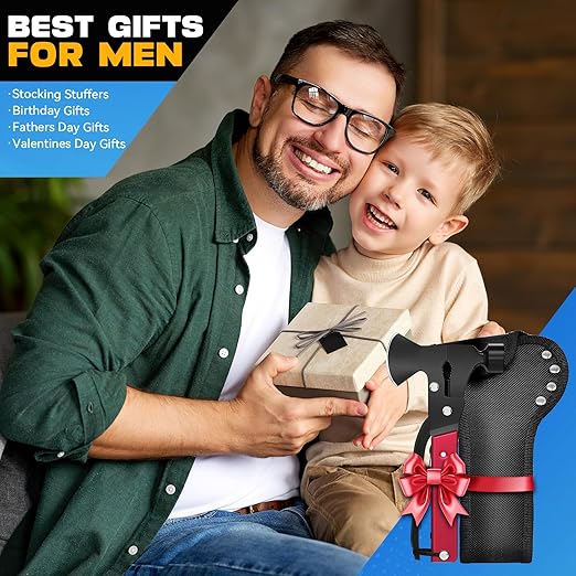 Gifts for Men, 15 in 1 Multitool Axe for Camping Hunting Hiking, Christmas Gifts for Dad, Husband, Him, Stocking Stuffers for Men Him Husband Boyfriend