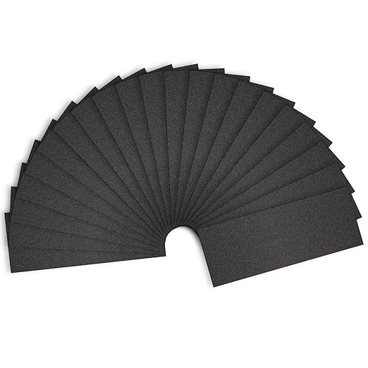 Sandpaper 150 Grit, Wet Dry Sanding Sheets 9 x 3.6 Inch for Wood Furniture Finishing, Metal Sanding and Automotive Polishing,21 -Sheet