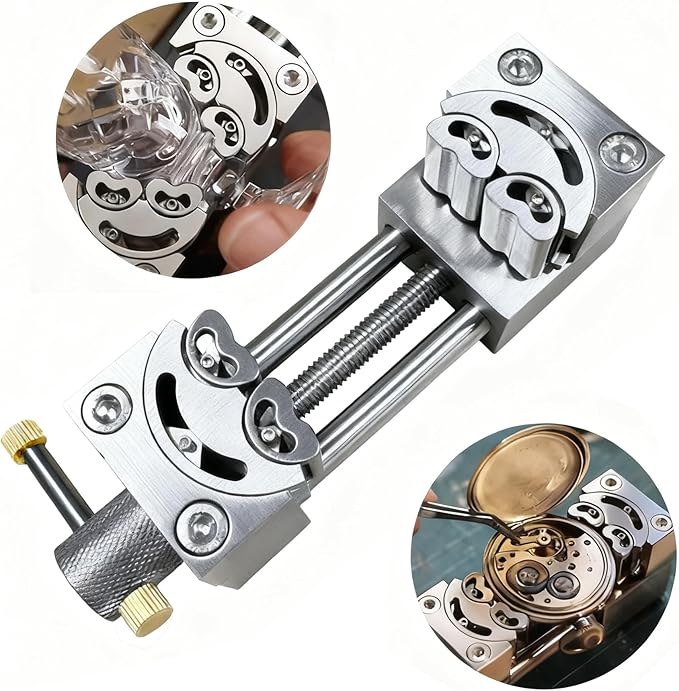 Stainless steel special-shaped vise, intelligent fractal fixed mounting device for tabletop, CNC processing fixing device, suitable for handicrafts, jewelry processing, models, DIY, maintenance, etc.
