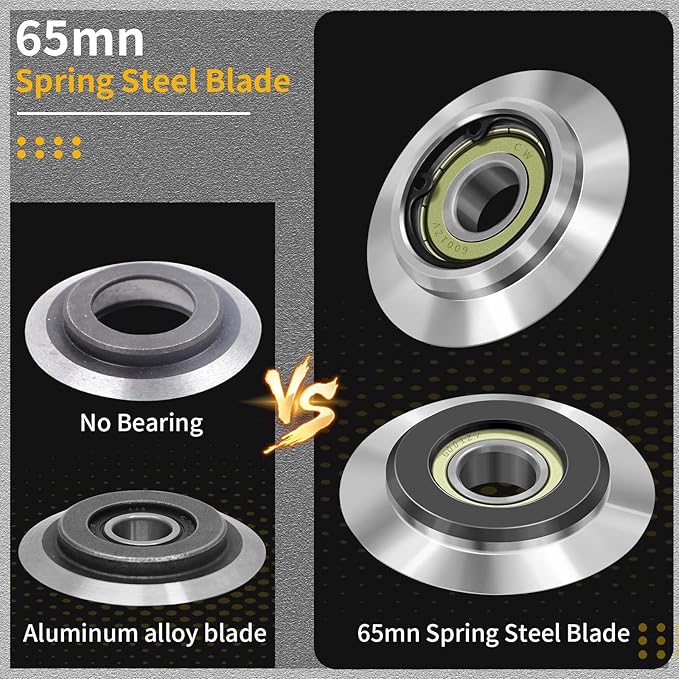 SENDUO Upgraded Replacement Blade,65mn Spring Steel Blade for Copper Wire Stripping Machine Powered Cable Stripper Cutters 2 Piece