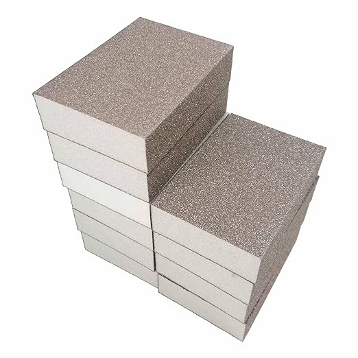 Huron Premium Precision Professional Sanding Sponge Assortment Pack 50 Each 5 Grits 60 to 220 (250 pc)