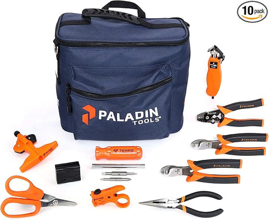 Paladin Tools FTK-B Fiber Optic Tools Kit | Cut, Strip, Terminate Cables | Professional Grade Fiber Termination Kit