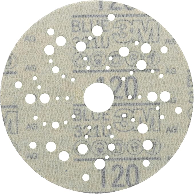 3M Hookit Blue Abrasive Disc Multihole 36159 (4PK)