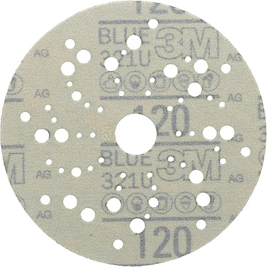 3M Hookit Blue Abrasive Disc Multihole 36159 (4PK)