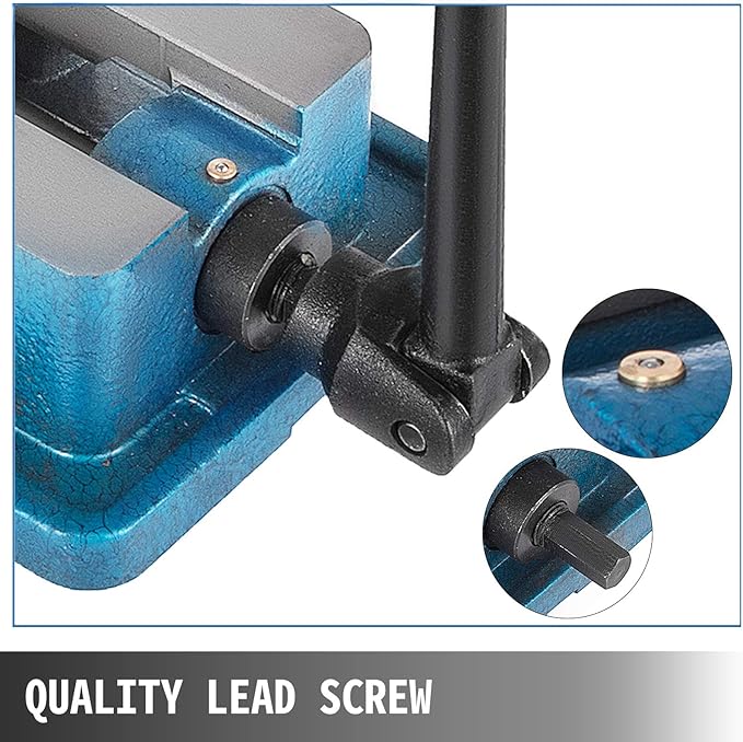 VEVOR Milling Vise 4 Inch,Bench Clamp Vise High Precision Clamping,Mill Vise Ductile Iron Material with 360 Degree Swiveling Base