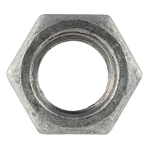 5/8"-11 (25 Pack) Galvanized Grade 2 Hex Nuts, Coarse Thread, Hot Dipped, Industrial/Commercial Grade ASME B18.2.2 by Makers Bolt