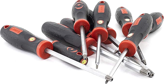 Genius Tools TR-510TA Tamperproof Star Screwdriver (10 Piece)