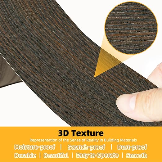 GSCIT Club Wood Grain Repair Tape, 2.4 inch X 250ft Self Adhesive Brown Walnut Grain Repair Patch for Tables, Chairs, Baseboards, Doors, Windows, Floors, Handicraft DIY.