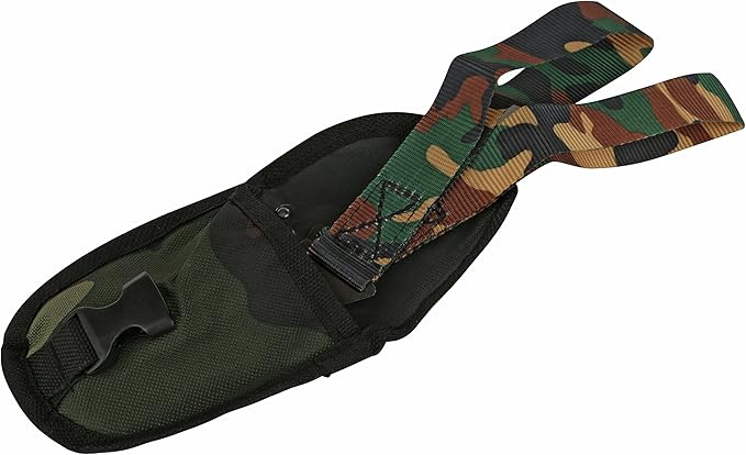 Pocket Chainsaw - Razor Sharp Self Cleaning 25.5 In Portable Hand Saw Survival Gear with Black Holster for Camping, Hunting, Hiking | Pocket-sized 25.5” Emergency Wilderness Survival Chain Saw (Green)