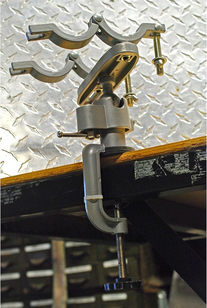 Bad Dog Tools Versa Clamp Biter Accessory: Multipurpose Clamping System. Attaches to Hand Drill (Euro Collar ONLY) to Turn the Biter into a Scroll Saw or Table Saw. 360 Degree Adjustability.