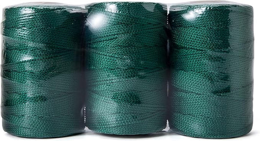 HONGDA Nylon Twine, 500 Feet #18 Braided Nylon Mason line String Perfect for Masonry Jobs and for e Layout of General Construction, Gardening, DIY Project, Hunter Green