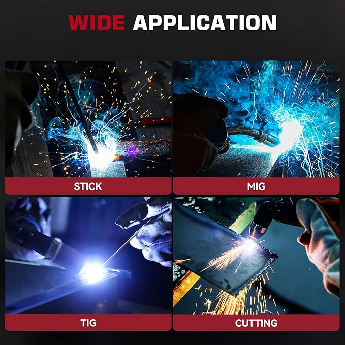 ARCCAPTAIN Auto Darkening Welding Helmet, 3.94"X3.66" Large Viewing Screen True Color Welding Hood with 4 Arc Sensor Solar Powered, Wide Shade 4-5/5-9/9-13 Welding Mask (Cthulhu)