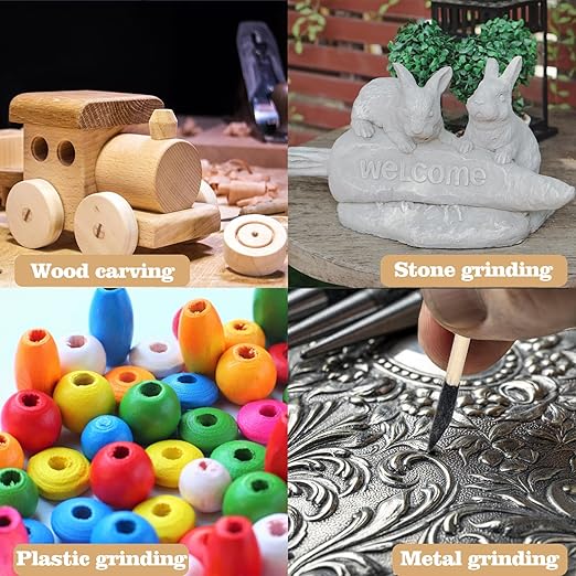 100 Pcs Sanding Sticks, 280 Grit Matchsticks Sanding Twigs, Fine Detailing Sanding Tools for Tight Spaces Plastic Models Wood, 5.4 x 0.2 Inch