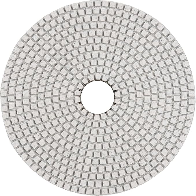 Casaverde Diamond Polishing Pads 7 Inch,Granite Polish Diamond Pads Grit 50 for Concrete Terrazzo Travertine Marble Floor Edges Countertop