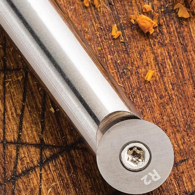 Full-Size Carbide Ergonomic Wood Lathe Round Cutting Tool – Wood Tools w/Rubber Handles – Woodturning Carbide Lathe Tools w/Wrench – Replaceable & Rotatable Woodturning Supplies for Sharp Cuts