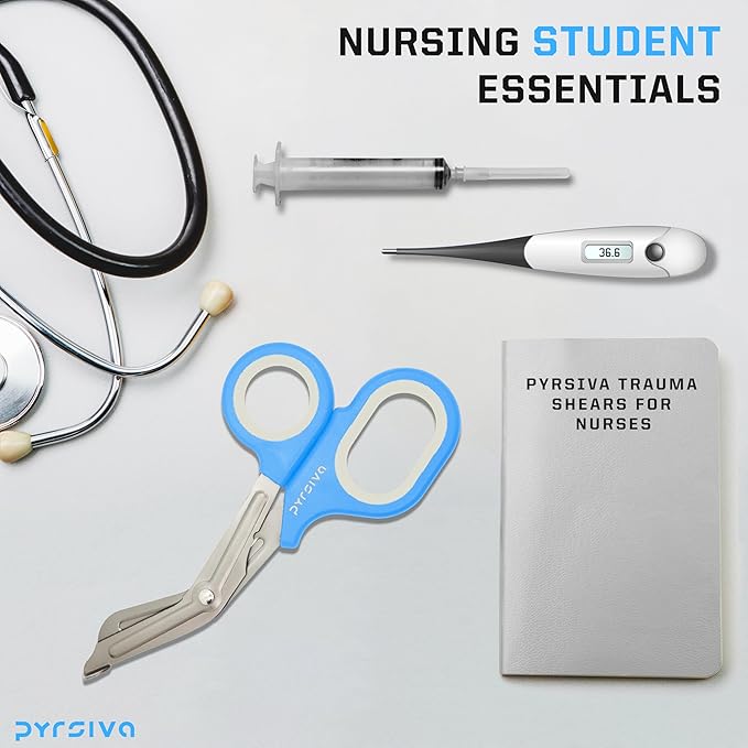 Trauma Shears ??7.5" Titanium-Coated Stainless Steel Bandage Scissors for Nurses, EMTs & Doctors | Professional Medical Shears for First Responders & Wound Care