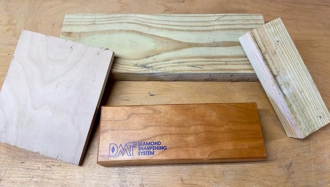 DMT (Diamond Machining Technology) 8-in. Diamond Whetstone Bench Stone, Fine Grit Sharpener with Hardwood Box (W8F), One Size