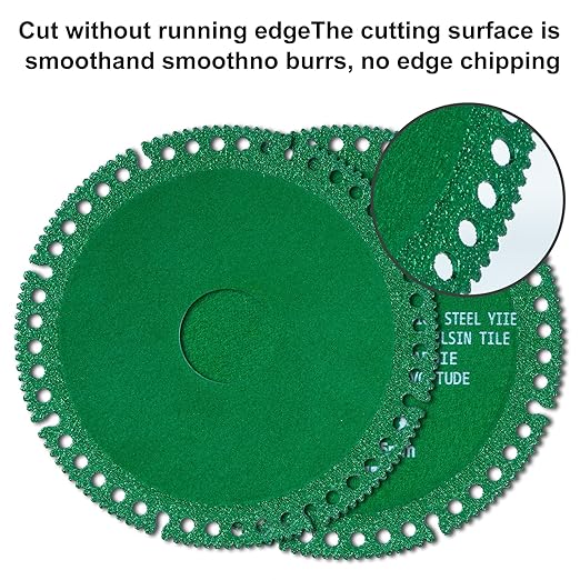 6Pcs Indestructible Disc for Grinder, Diamond Saw Cutting Wheel, Angle Grinder Glass Tile Cutting Rotary Tool