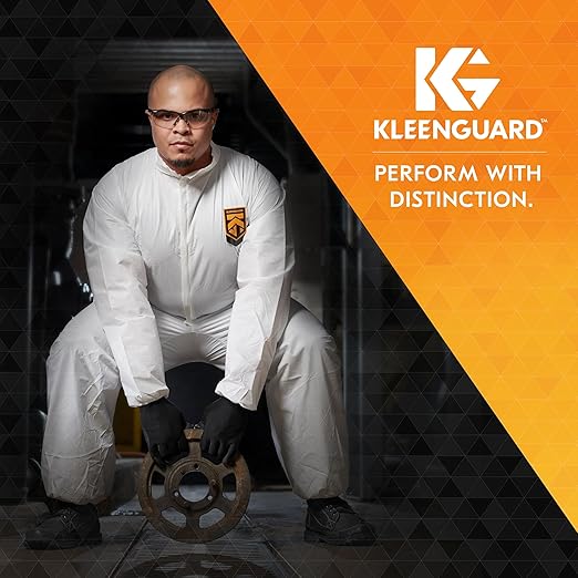 KleenGuard??V30 Nemesis??Safety Glasses (25676), Clear Lenses, Black Frame, Unisex Eyewear for Men and Women (12 Pairs/Case)