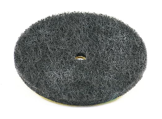 CS Unitec 80690 FIX-Klett (Nonwoven) Disc for The FIX Hook and Loop System, 6" Diameter, Superfine (Pack of 10)