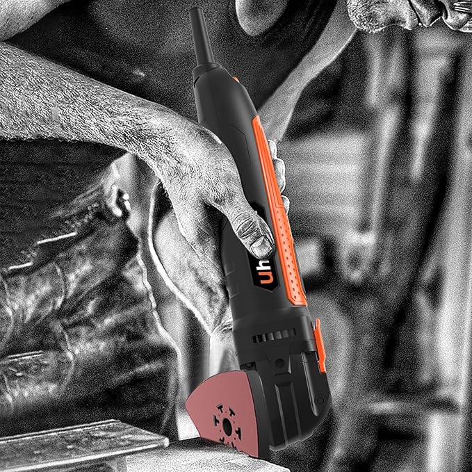 6-Speed Oscillating Multi-Tool with 23pc Kit & Storage Case | Quick-Change Blades for Wood/Metal/PVC | Includes Sanding Disc, Scraper, 15 Sandpapers