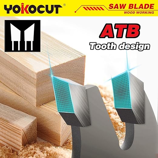 12 Inch Mitre Saw Blades, 32T for General Purpose & 80T for Ultra-Fine Finish Wood Cutting, Carbide-Tipped Professional Table Saw Blade with 1-Inch Arbor - 2 Pack