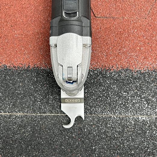 XXGO 3 Pcs Multi Tool Saw Blades Oscillating Multi Tool Knife Blade for Cutting Roofing Asphalt Shingles PVC Floor Carpet Cardboard Fit Milwukee Rockwell Bosch Dremel Ryobi Ridgid XG3310