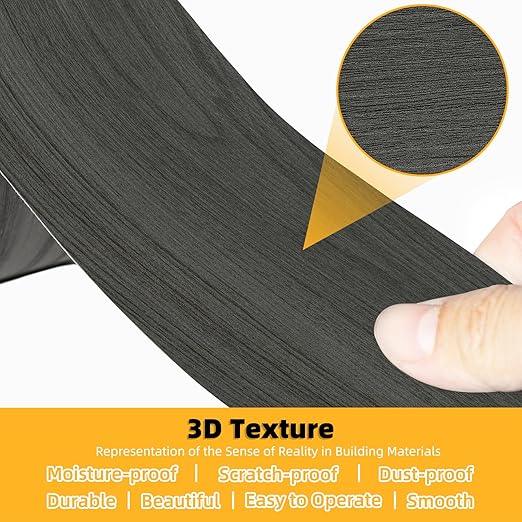 GSCIT Club Wood Grain Repair Tape, 24 inch X 25ft Self Adhesive Dark Walnut Grain Repair Patch for Tables, Chairs, Baseboards, Doors, Windows, Floors, Handicraft DIY.