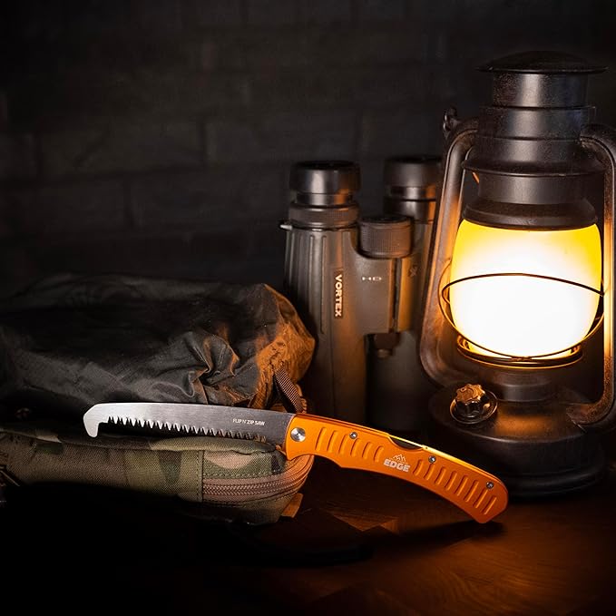OUTDOOR EDGE RazorGuide Pak with Zip Pro & 12 Extra Blades | Hunting Knife Set Features Two Replaceable Blade Hunting Knives, Bone Saw, and Zip Pro Gutting Blade (Black Guide Pack Pro)