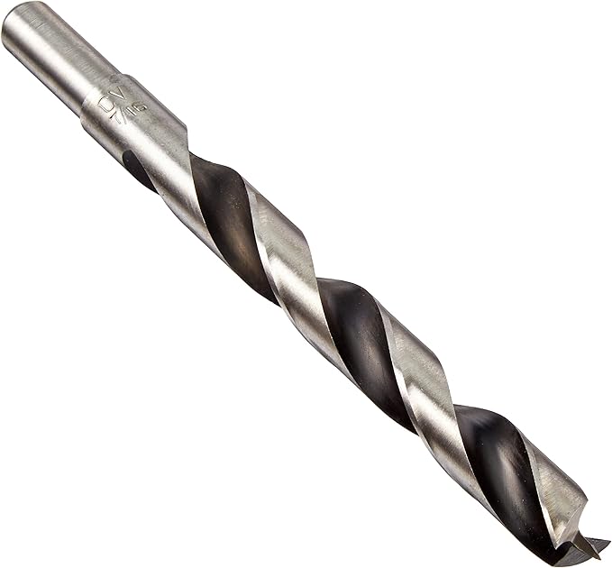 Fisch - 1200318 FSF-003991 Chrome Vanadium Brad Point Drill Bit, 7/16 in