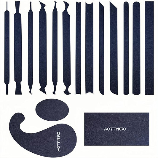 New Cabinet Scraper Cards with 16 shapes,Cabinet Scraper for multi-functional engraving,deburring,polishing,contour sanding,Card Scraper Tool for precision machining and confined spaces
