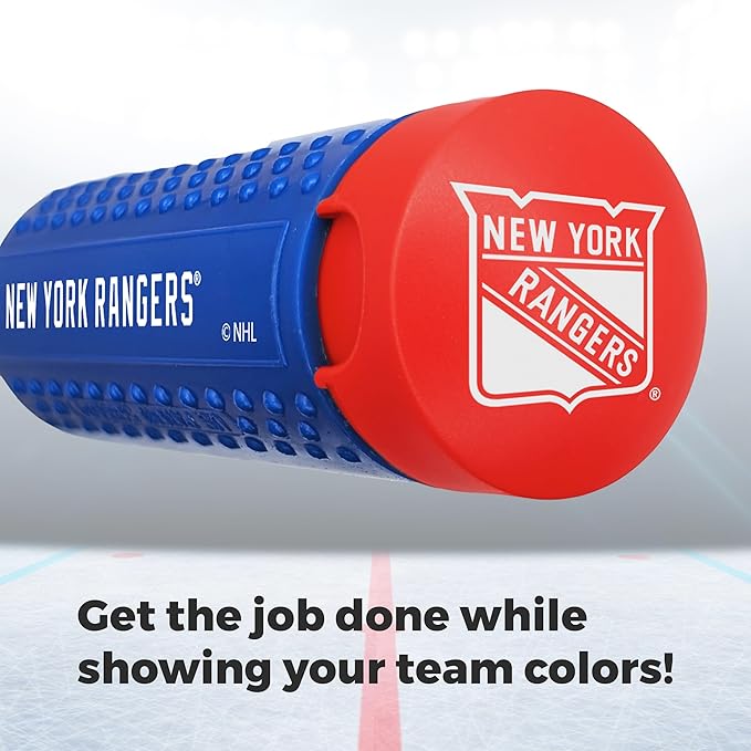 MEGAPRO짰 NHL짰 Team Edition Multi-bit Screwdriver | Officially Licensed NHL짰 Gear | Durable, Ergonomic, Pro-Grade Screwdriver (New York Rangers짰)