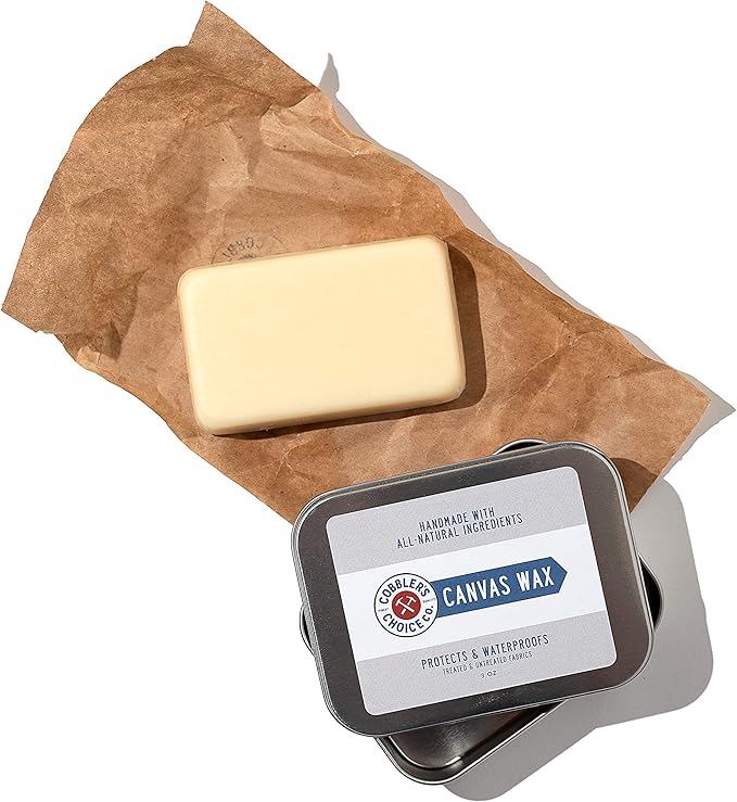 Cobbler's Choice Canvas Wax - Protects Textiles from Wind, Water, and the Elements!
